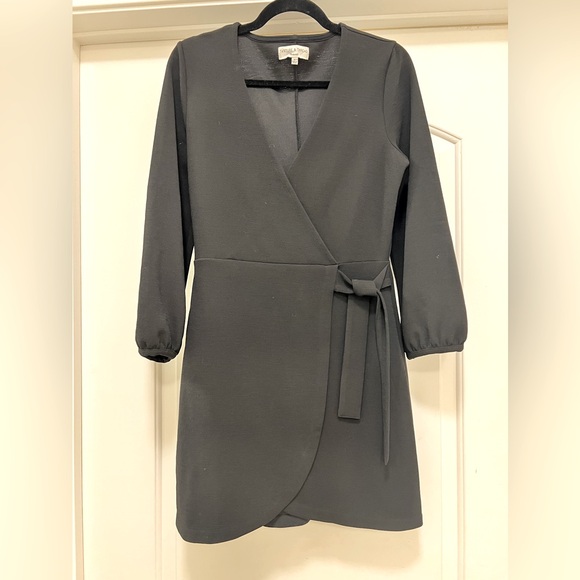 Madewell Texture & Thread Faux Wrap Tie Dress - Picture 5 of 12